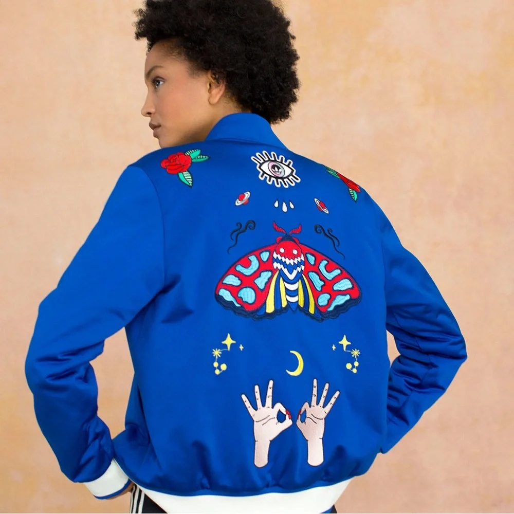 COPY - RARE! Woman’s Adidas bomber jacket by ALLESSANDRO MILITO. - Picture 3 of 6